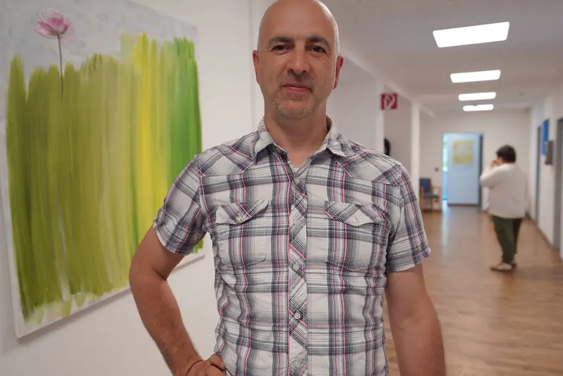 Andreas Jäger bei der Arbeit